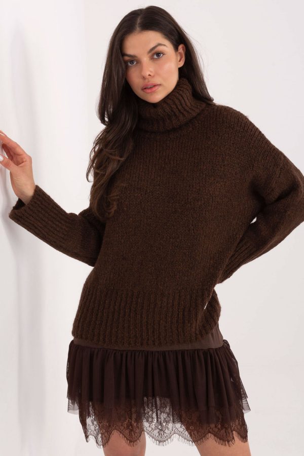 brown Turtleneck model 223094 Factory Price