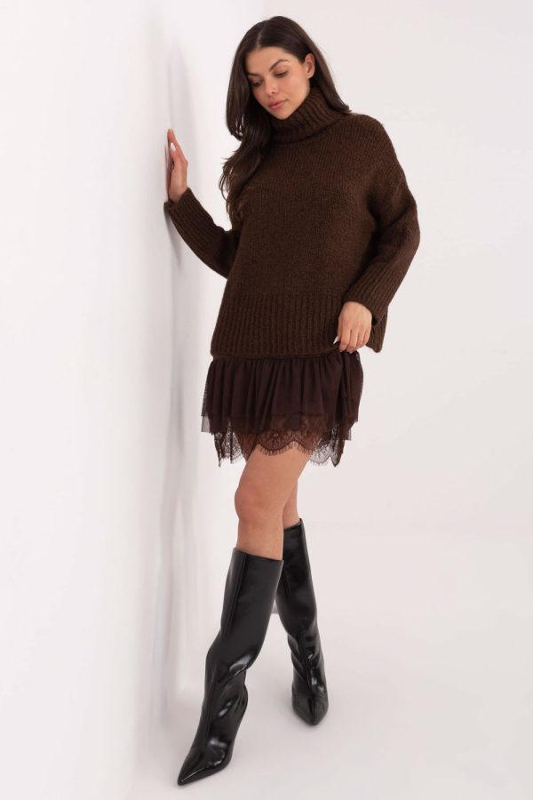 brown Turtleneck model 223094 Factory Price