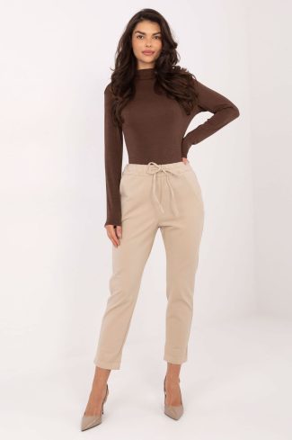 beige Women trousers model 223102 Factory Price