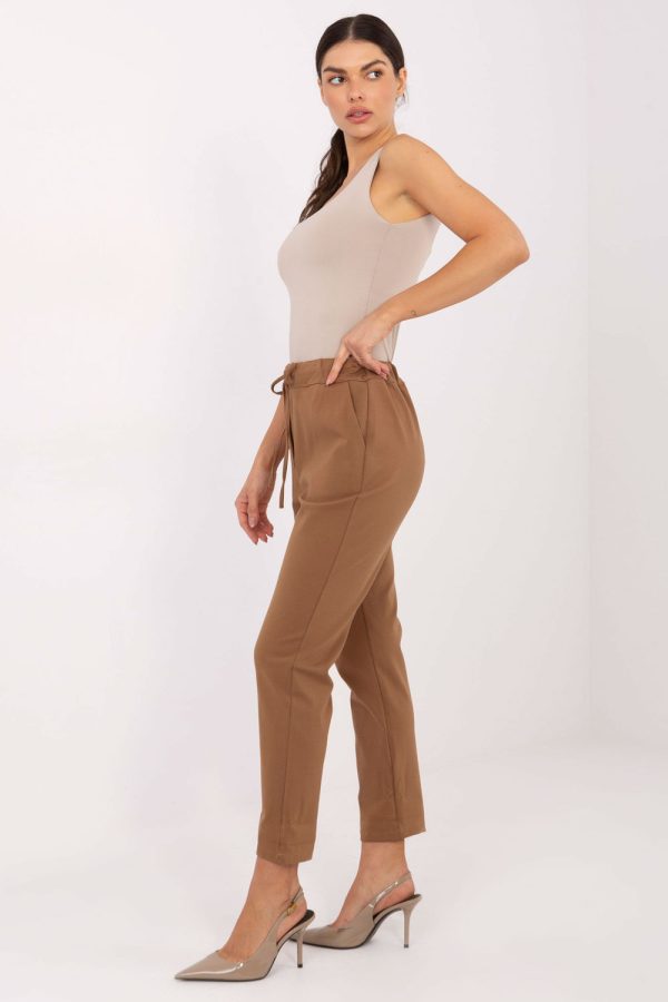 brown Women trousers model 223103 Factory Price