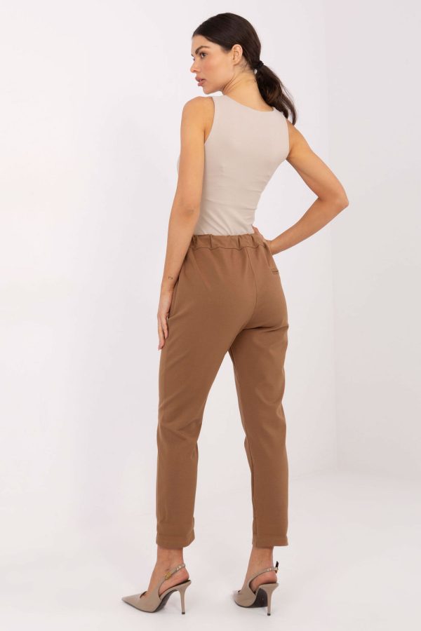 brown Women trousers model 223103 Factory Price