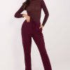 1109640 red Women trousers model 223104 Factory Price