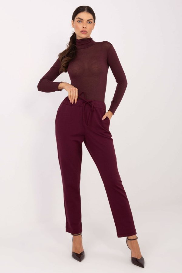 red Women trousers model 223104 Factory Price
