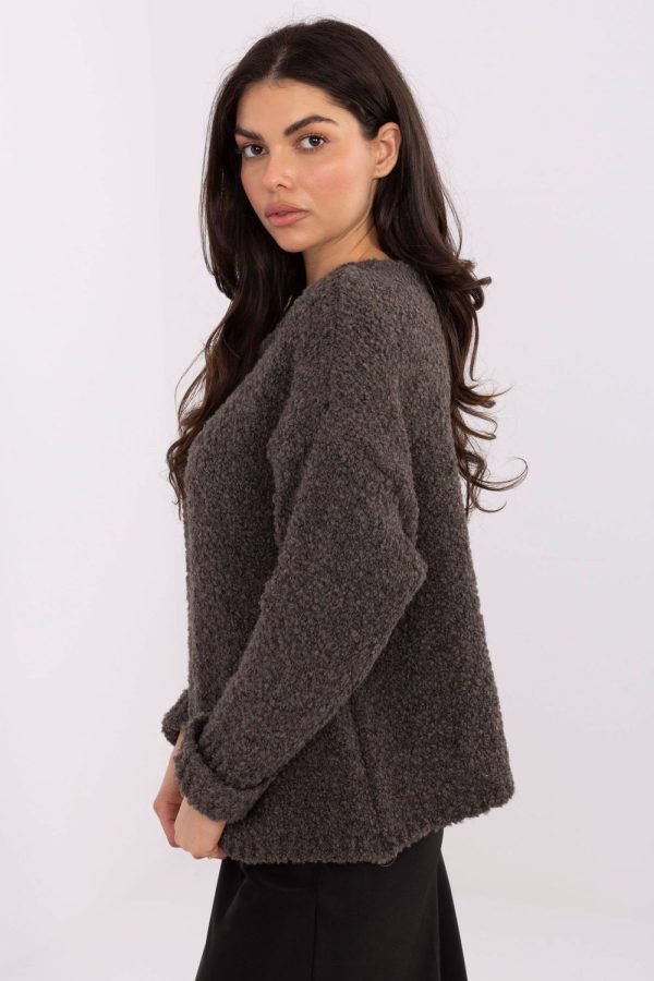 grey Jumper model 223176 Italy Moda