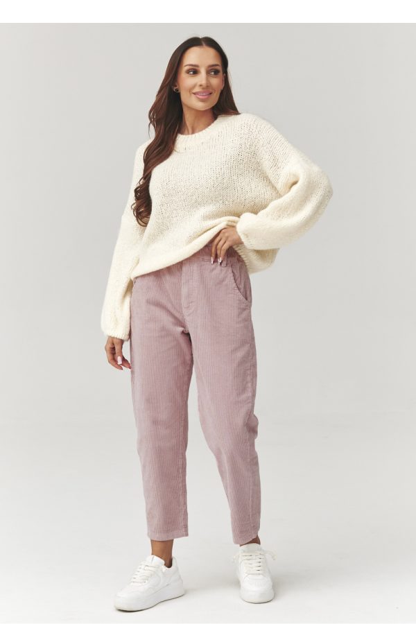 beige Jumper model 223238 Makadamia