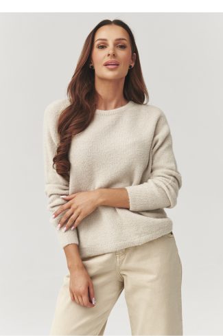 beige Jumper model 223249 Makadamia
