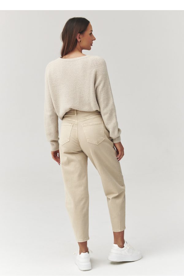 beige Jumper model 223249 Makadamia