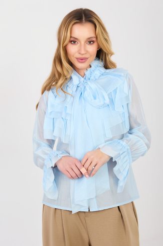 blue Long sleeve shirt model 223464 Factory Price