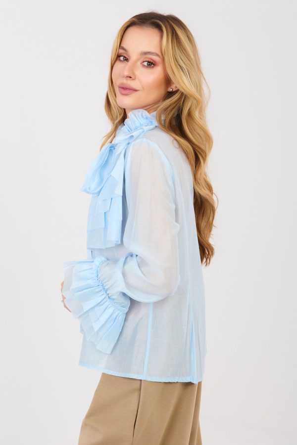 blue Long sleeve shirt model 223464 Factory Price