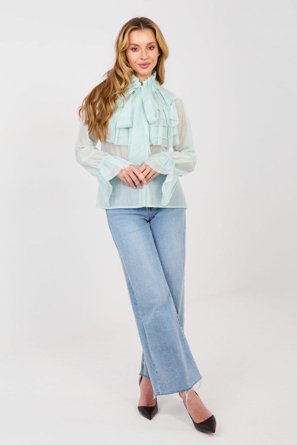 green Long sleeve shirt model 223465 Factory Price