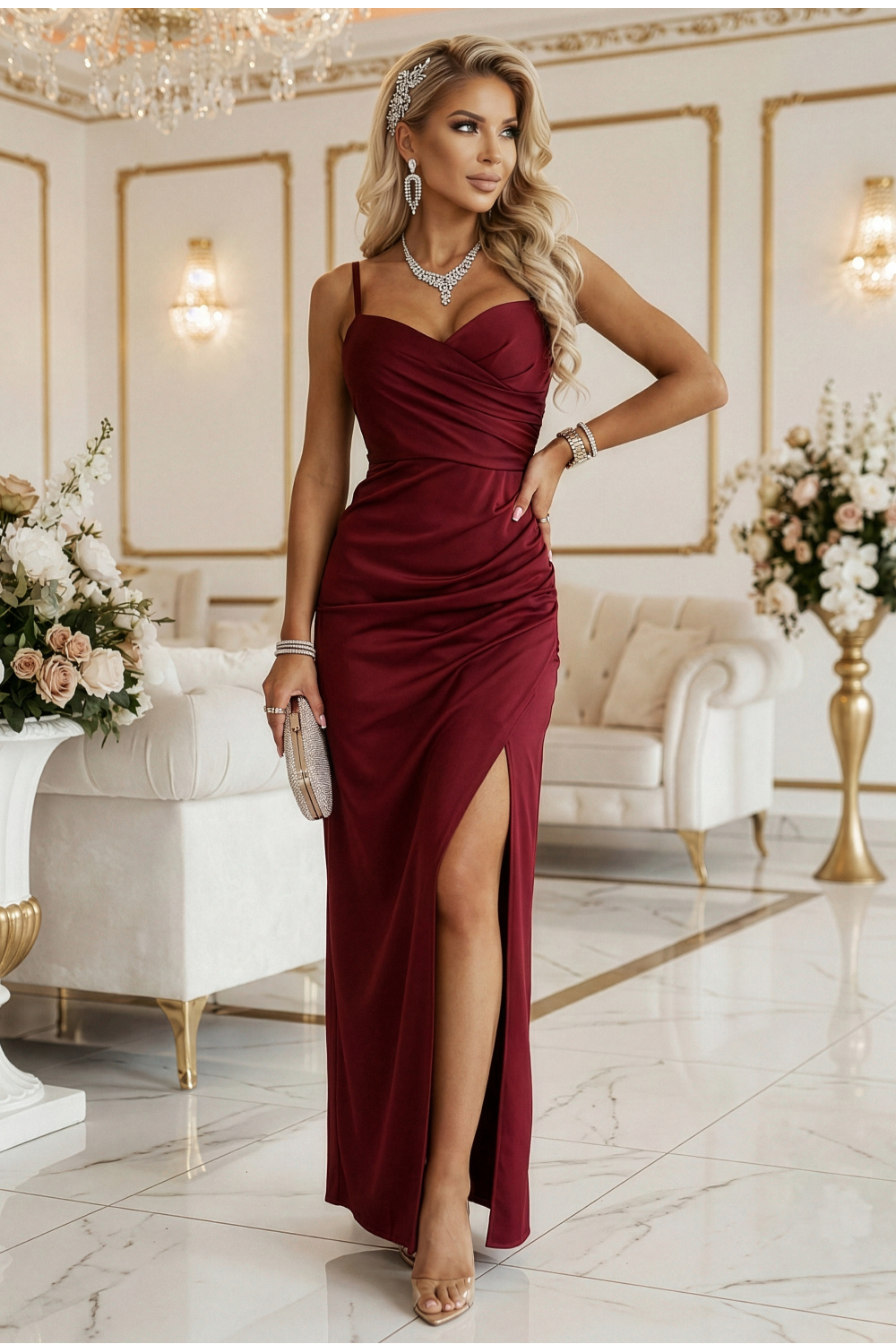 1111534 Long dress model 223666 Numoco