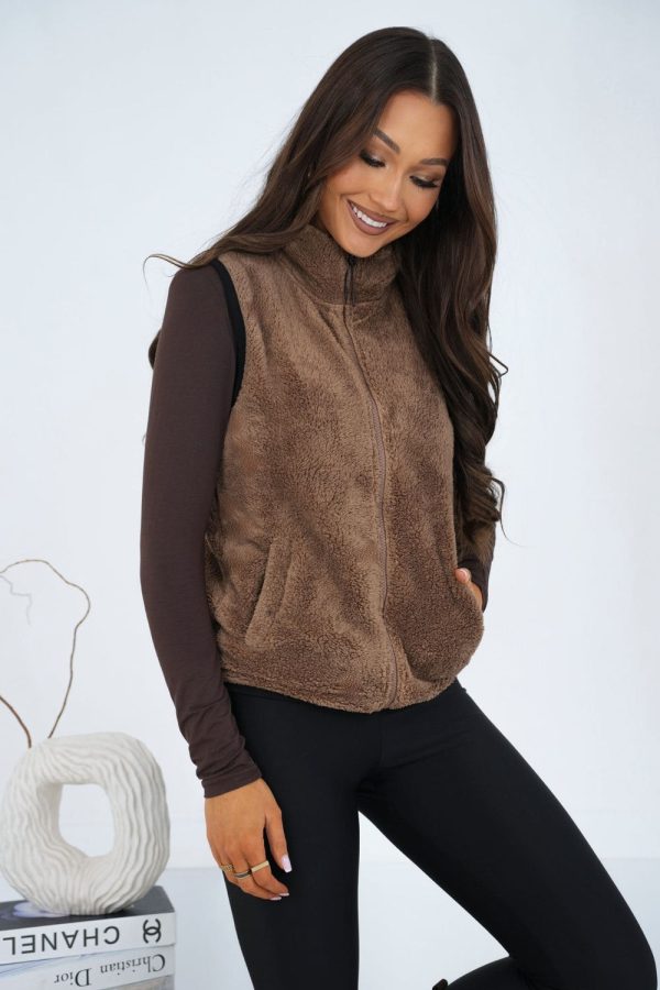 beige Gilet model 223695 Factory Price