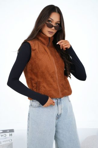 brown Gilet model 223696 Factory Price