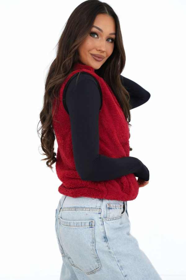 red Gilet model 223697 Factory Price
