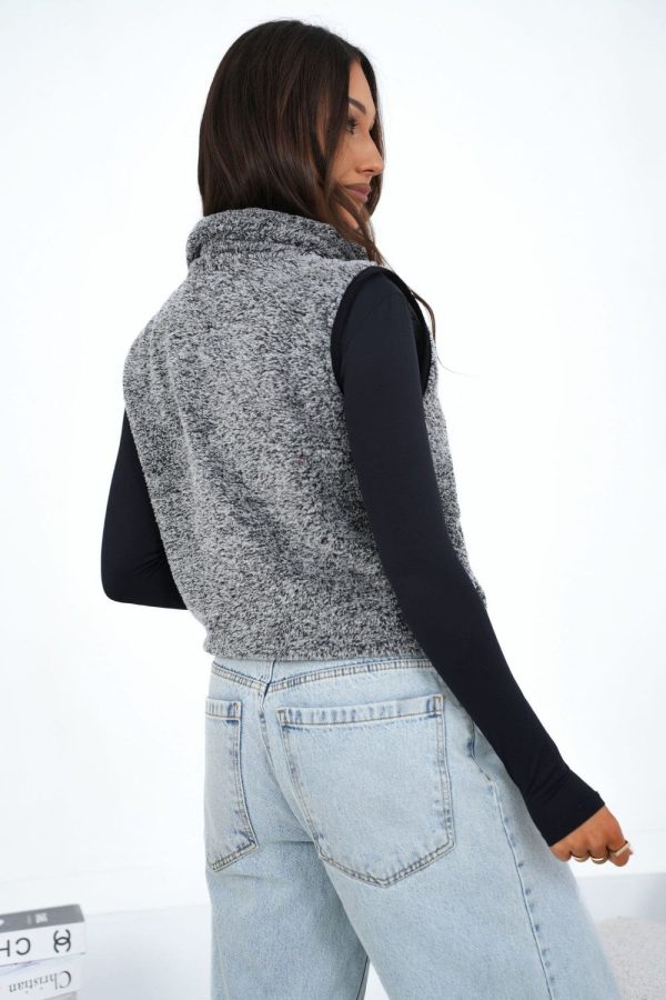 grey Gilet model 223700 Factory Price