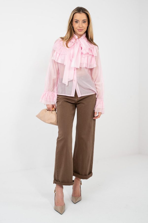 pink Long sleeve shirt model 223741 Factory Price