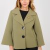 green Coat model 223777 Italy Moda
