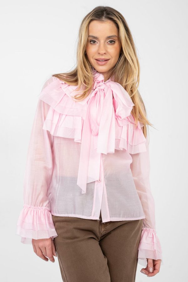 pink Long sleeve shirt model 223741 Factory Price
