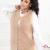 1112617 beige Gilet model 223982 Factory Price