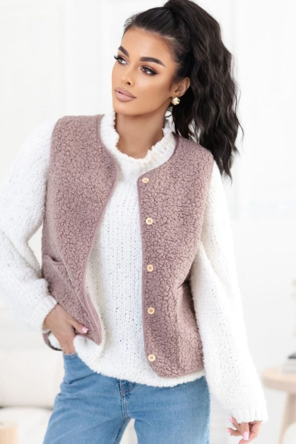 beige Gilet model 223986 Factory Price
