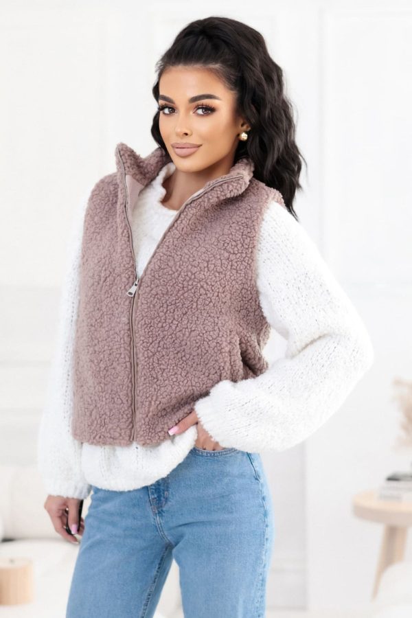 beige Gilet model 223988 Factory Price