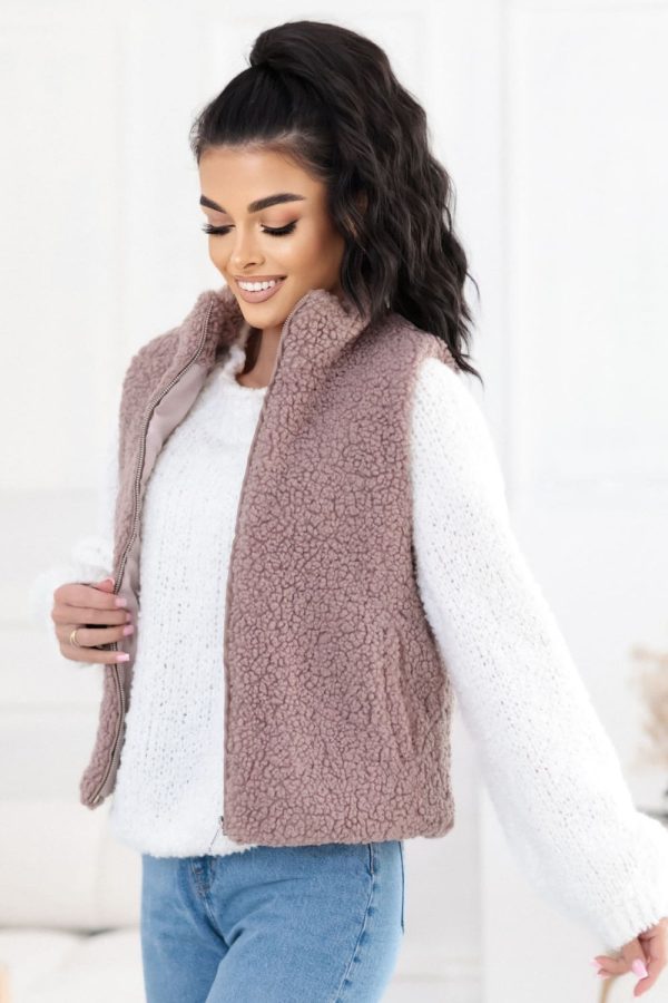 beige Gilet model 223988 Factory Price