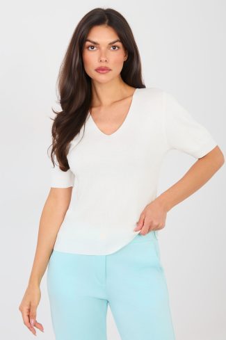 beige Short sleeve sweater model 224000 Factory Price