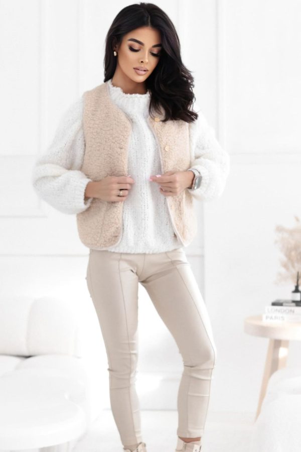 beige Gilet model 223985 Factory Price