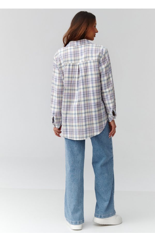 multicolor Long sleeve shirt model 224092 Makadamia