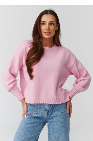 pink Jumper model 224105 Makadamia
