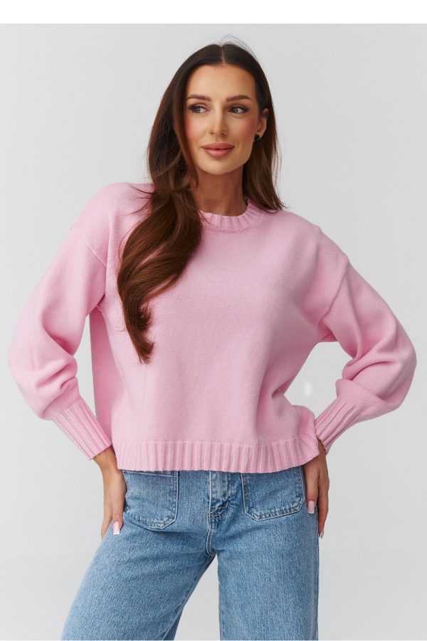 pink Jumper model 224105 Makadamia