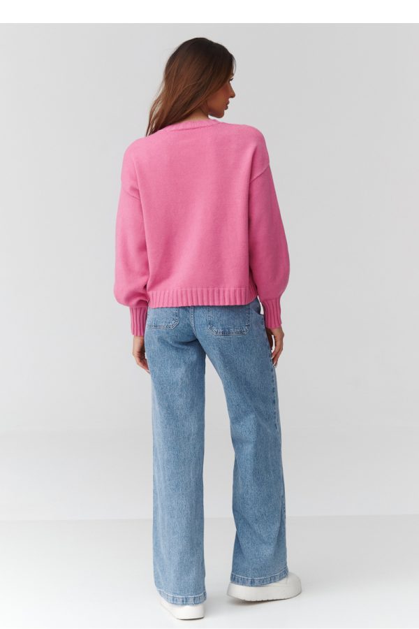 pink Jumper model 224109 Makadamia