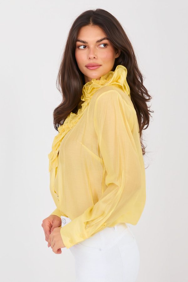 yellow Long sleeve shirt model 224133 Factory Price