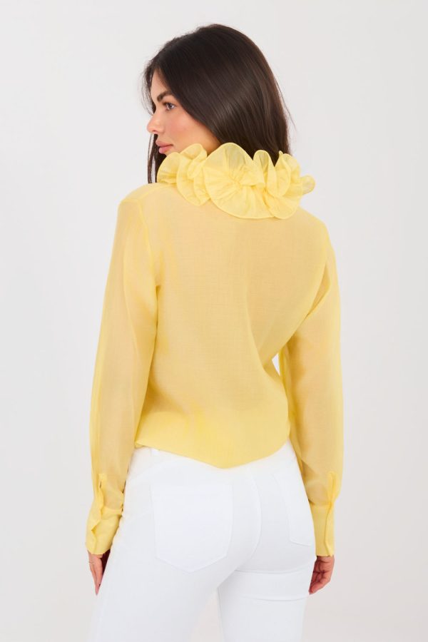 yellow Long sleeve shirt model 224133 Factory Price