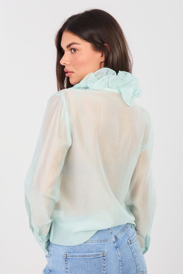 green Long sleeve shirt model 224136 Factory Price
