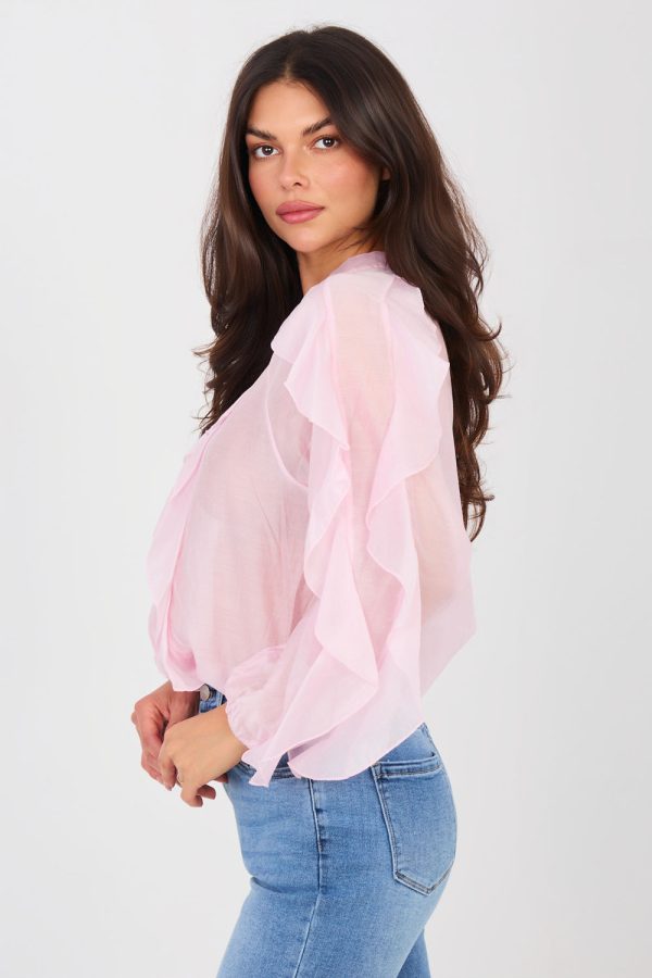 pink Long sleeve shirt model 224145 Factory Price