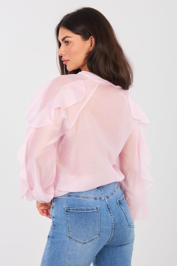 pink Long sleeve shirt model 224145 Factory Price