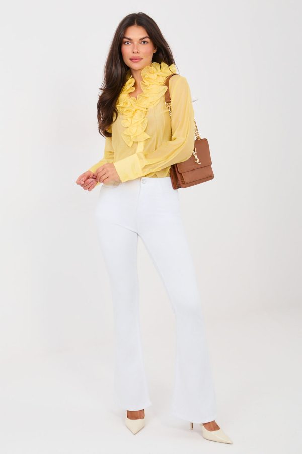white Jeans model 224311 Factory Price