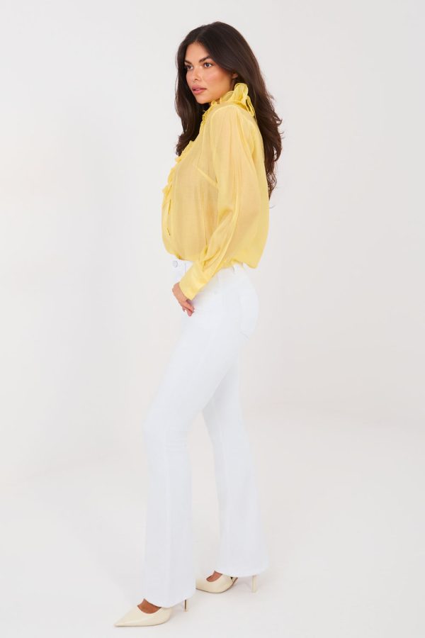 white Jeans model 224311 Factory Price