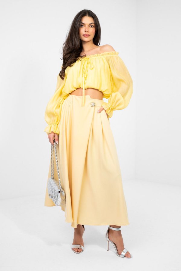 yellow Skirt model 224891 Factory Price