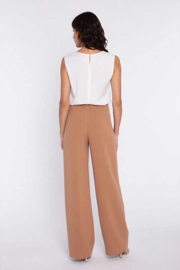 beige Women trousers model 225824 Nife