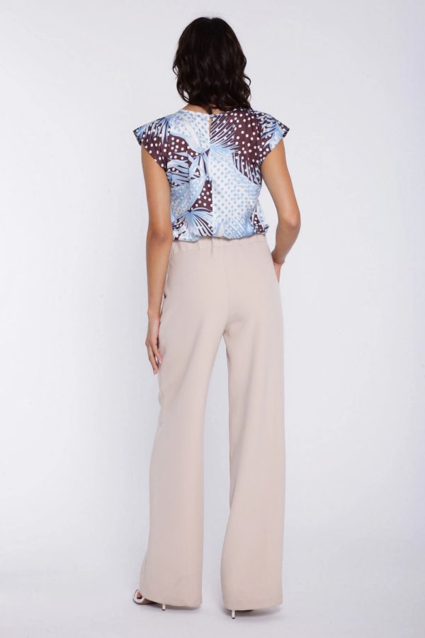 beige Women trousers model 225826 Nife