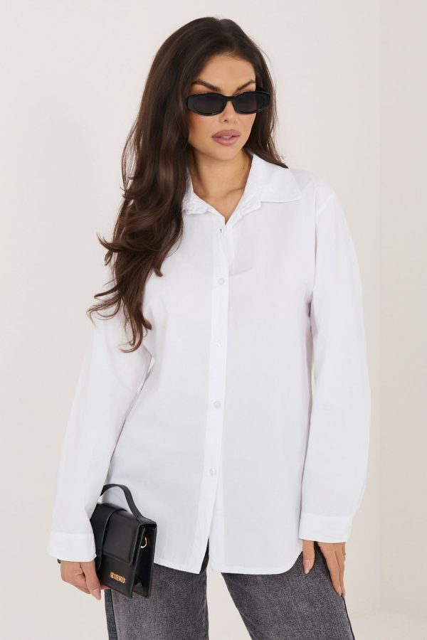 white Long sleeve shirt model 226120 Factory Price
