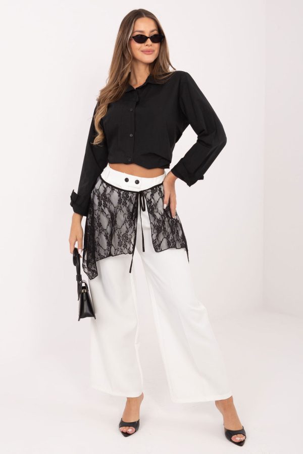 black Long sleeve shirt model 226121 Factory Price