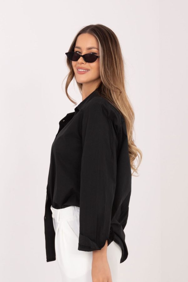 black Long sleeve shirt model 226121 Factory Price
