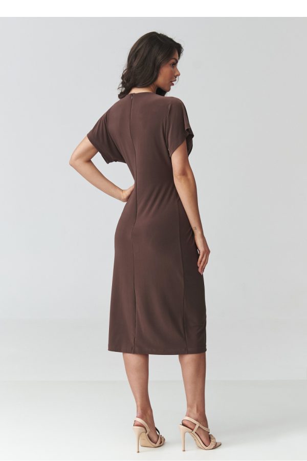 brown Daydress model 226855 Makadamia