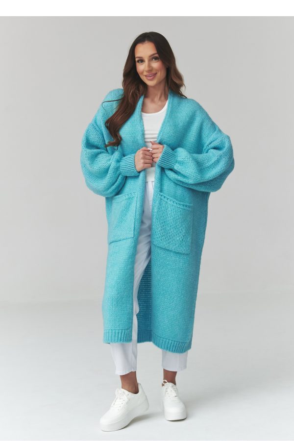 blue Cardigan model 226871 Makadamia