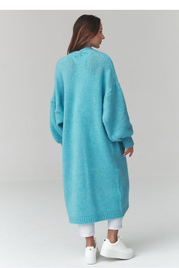blue Cardigan model 226871 Makadamia