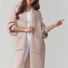 pink Cardigan model 226874 Makadamia