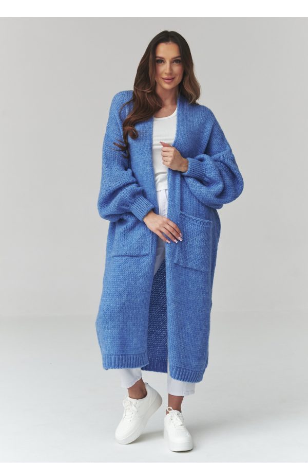 blue Cardigan model 226875 Makadamia